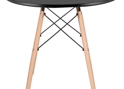 Salontafel - Scandinavische Stijl - Woonkamer - Eetkamer - Zwart - 80 cm