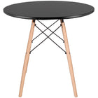 Salontafel - Scandinavische Stijl - Woonkamer - Eetkamer - Zwart - 80 cm