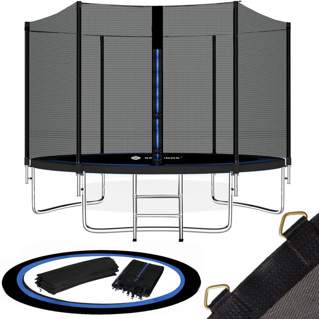 Trampoline | Trampoline met veiligheidsnet | Tuin | 305 cm | Zwart