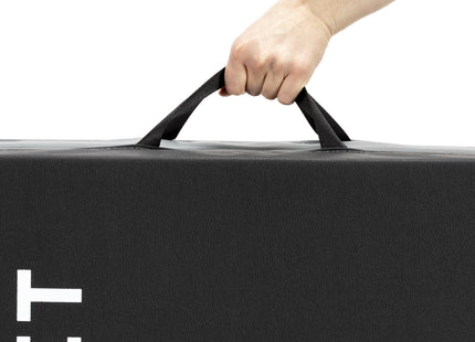 Fitnessmat | 3 Delig | 180 x 60 x 5.5 cm | Zwart/Grijs