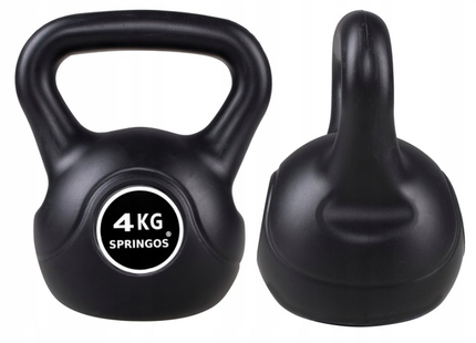 Kettlebell | Zwart | 4 kg