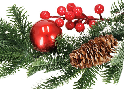 Guirlande | Kerstslinger Deluxe | 150 cm | Groentinten