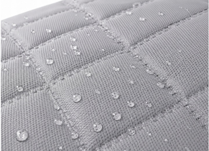 CarPassion Autohoes - Half Cover - Beschermhoes - Waterdicht & Vorstbestendig - Maat L - Grijs - 425-470 cm