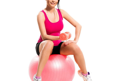 Fitness Bal | Roze | Inclusief Pomp | 75 cm
