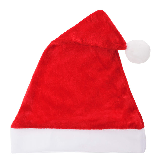 Kerstmanmuts - Kerstmanhoed - Kerstmanoutfit - Rood - Polyester