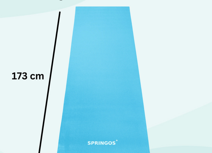Yoga Mat | 61 x 173 x 0.4 cm | Blauw