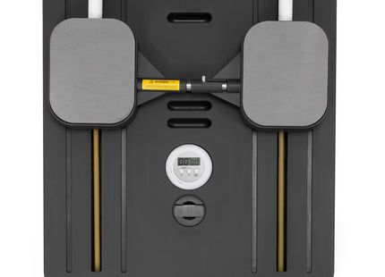 Pilates Reformer - Pilates Board  - Buikspiertrainer - Fitnesstrainer - Multifunctioneel - Opvouwbaar - Zwart - 150 Kg