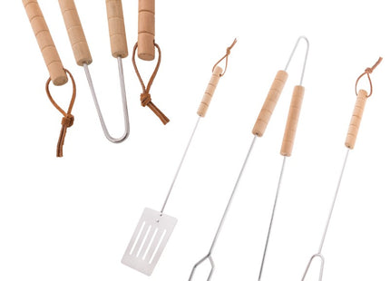 BBQ Accessoires | 3 Delige Set | Roestvrij Staal