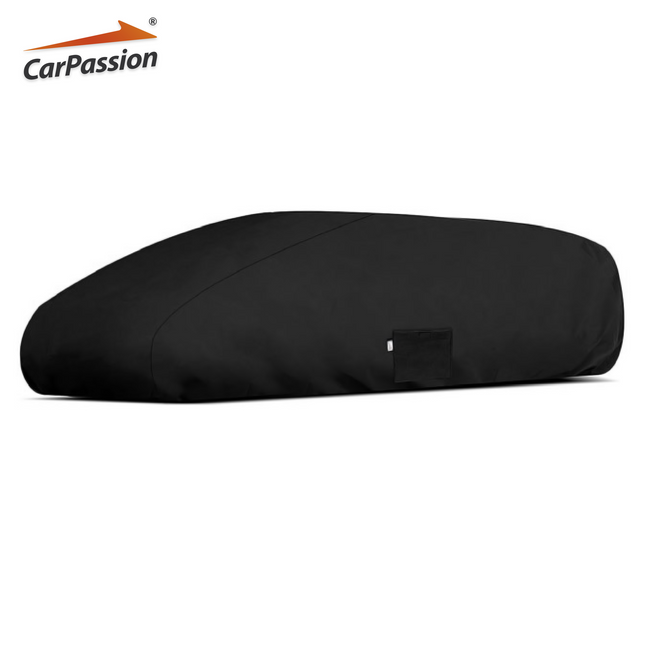 CarPassion Dakkofferhoes - Beschermhoes - Waterdicht & Vorstbestendig - Maat XL - Zwart - 230 cm