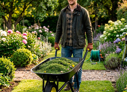Kruiwagen | Kruiwagenwiel | 120L | 100kg Draagvermogen | Groen/Zwart