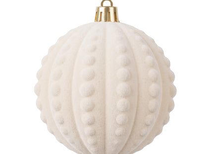 Kerstballen | 16 Stuks | 8 cm | Rood/Wit