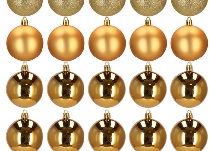 Kerstballen | 20 Stuks | 4 cm | Goud