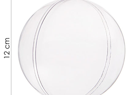 Hobby/DIY Kerstbal | 1 Stuk | 12 cm | Transparant