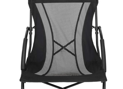 Campingstoel | Visstoel | Opvouwbaar | Waterdicht | Zwart