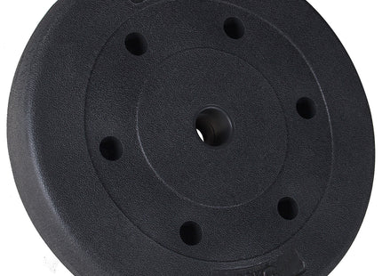 Halterschijf | 1 x 20 kg | Kunststof | Zwart
