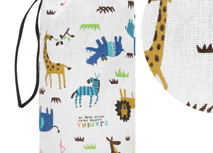 Opbergmand - Opberghoes - Opbergtas - Organizer - Mat - Animals - Handvat - Wit