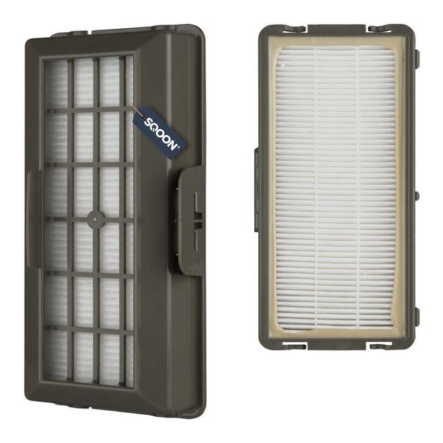 SQOON® HEPA-Filter  Geschikt voor Bosch & Siemens – Formula, ProSilence, TechnoPower – Vervangt 491669 / 00491669