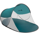 Strandtent | Pop-Up Strandtent | UV Filter | Inclusief Draagtas | Polyester | 190 x 120 x 100 cm | Turquoise | Grijs | Wit