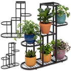 Plantenrek - Plantenstandaard - Bloemenstandaard - Bloementrap - Metaal - 5 Laags - 79 x 69,5 x 23 cm