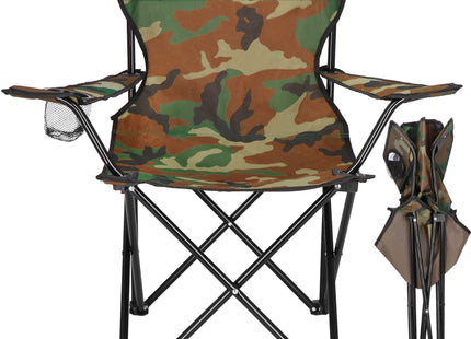 Campingstoel | Kampeerstoel | Vouwstoel | Visstoel | Inklapbaar | Camouflage