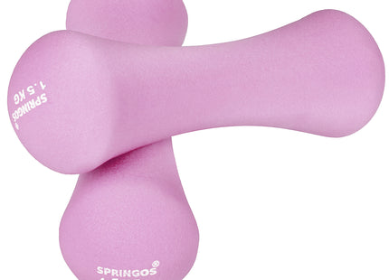 Dumbbell Set - 3 KG - Roze