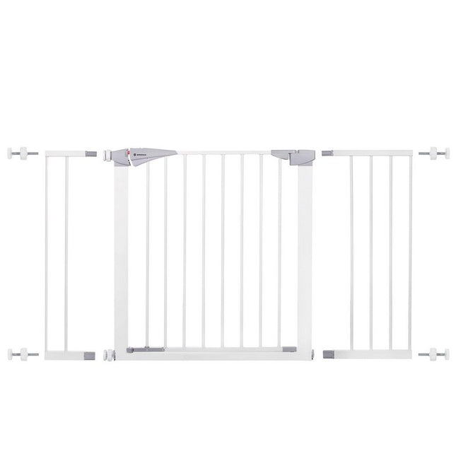 Traphekje | 119 - 126 cm | Traphek | Veiligheidshekje | Metaal | Wit