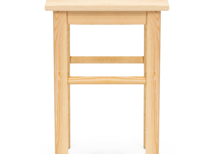 Kruk - Bijzet Krukje - Grenenhout - Lichtbruin - 120 Kg - 43,5 Cm