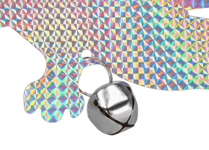 Vogelverjager - Hologram - Uil - Met - Bel - 40 x 24 CM