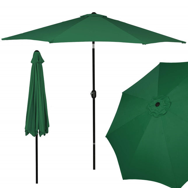 Parasol | Parasols | Kantelbaar | Met Ventilatie | Groen | 300 cm