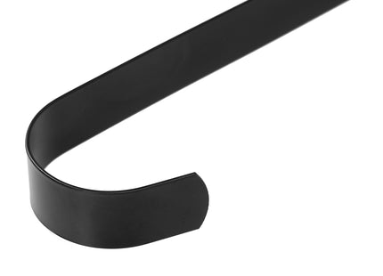 Deurhaak - Kranshouder - Kerst - Metaal - Zwart - 38 cm