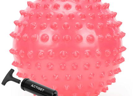 Massage Bal - Triggerpoint Bal - Met Pomp - Massage - Massage Accessoires - Roze - 20 cm