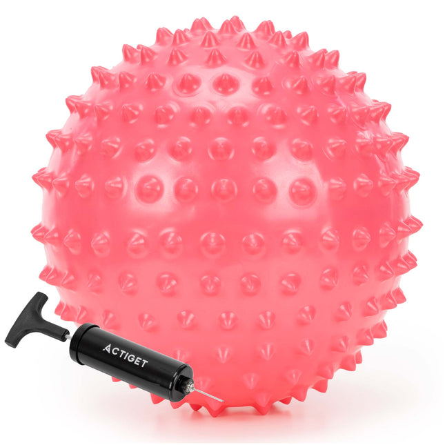 Massage Bal - Triggerpoint Bal - Met Pomp - Massage - Massage Accessoires - Roze - 20 cm