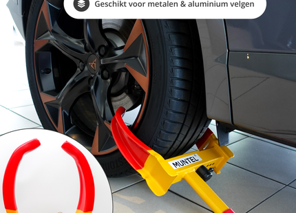 Wielklem -13 Tot 21 Inch - Auto - Caravan - Aanhanger - Camper - Rood/Geel