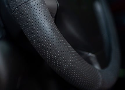Carpassion Stuurhoes - Steering Cover - Leer - Ø 39-41 CM