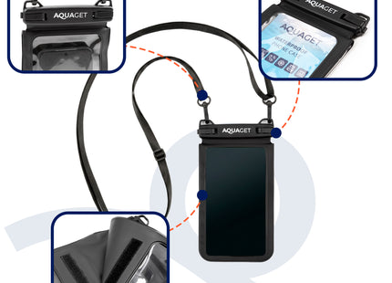 Waterdichte Telefoonhoes | Drybag | 18 X 11 cm | Transparant