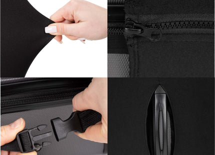 Kofferhoes - Beschermhoes Voor Reiskoffer - Wasbare Hoes - Elastisch - Maat L - 180 g/m² - 28 X 50 X 75 Cm