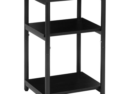 Nachtkastje - Bijzettafel - Slaapkamer - 35x31x59 cm - Zwart - 30 Kg
