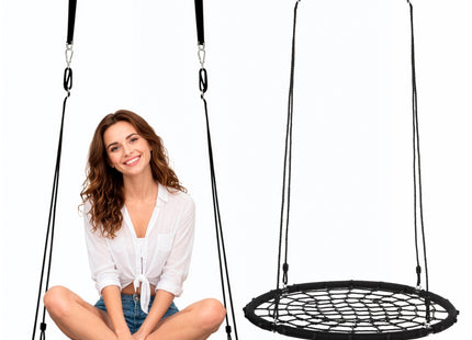 Nestschommel | Kinderschommel | Ø102 CM | Max 120 KG | Zwart