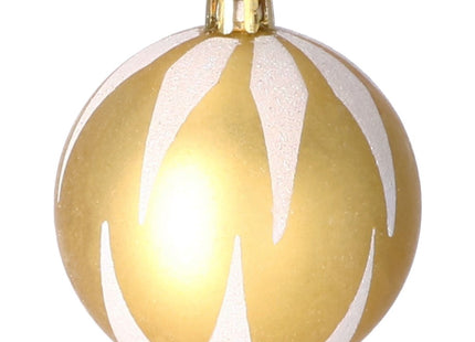 Kerstballen | 77 Stuks | Goud/Wit