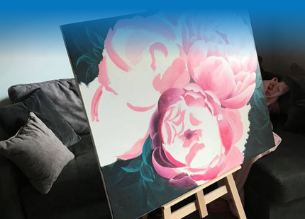 Schildersezel | Handgemaakt | Tot 175 cm Hoogte | 175 x 58 x 92 cm