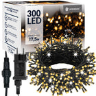 Kerstverlichting | 15 m | 300 LED | Warm Wit + Koud Wit| Inclusief Flitsfunctie