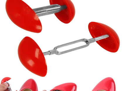 Schoenspanner - Schoenoprekker - Verstelbaar - Rood - 2 Stuks