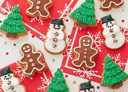 Bakvorm - Kerstkoekjes - Vormer - Kerstmis - Staal - Goud