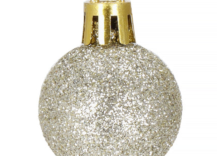 Kerstballen | 54 Stuks | 3 cm | Roze/Goud