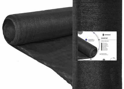 Zichtbreeknet | Rol 1,5 x 25 m | 90 % Schaduw | 65g/m2 | Zwart