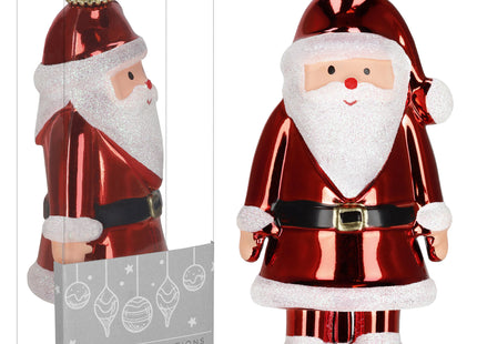 Kersthanger | Kerstman | Kerstboomhanger | Wit | Rood | Kunststof | 12 cm