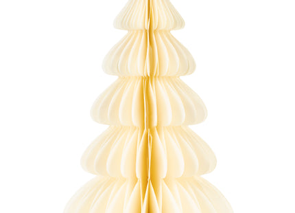 Kerstbal | Papier |  30 Cm | 3D | Ecru