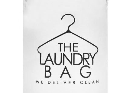 Wasmand - Opbergmand - Kledingmand - Organizer - Handvatten - Laundry Bag - Zwart - Wit
