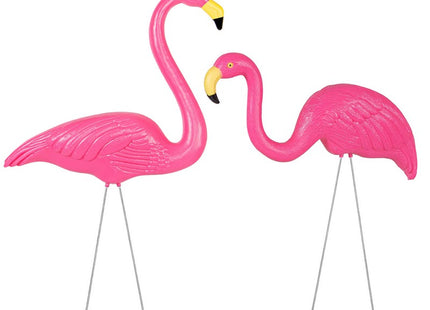 Flamingo | Tuinsteker | 75 cm | Set Van 2 | Roze