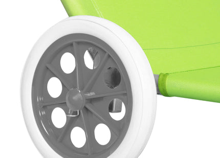 Ligstoel | Ligbed | Verstelbaar | Ergonomische Vorm | Groen